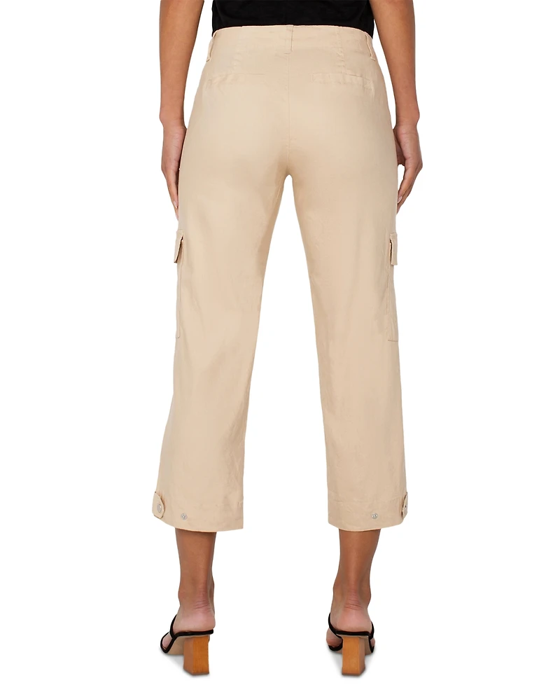 Liverpool Los Angeles Women's Utility Cropped Cargo Pants