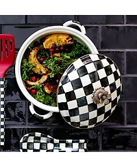 MacKenzie-Childs Courtly Check Medium Casserole Dish