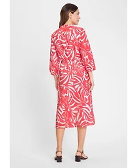 Olsen Women's Palm Statement Print Dress