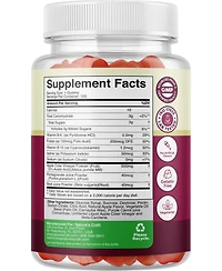 Apple Cider Vinegar Gummies | Natural Energy Supplement Acv + Mother for Body Cleanse Immune Support | 120ct