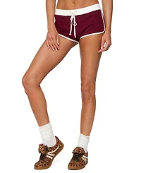 Edikted Women's Vinnie Contrast Shorts