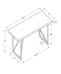 Ergonomic Computer Desk with Keyboard Tray and Monitor Stand