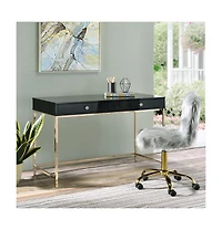 Modern Writing Desk with Two Drawers – Stylish and Functional