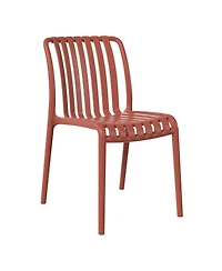 3-Piece Outdoor Patio Bistro Balcony Furniture Set With Stackable Chairs