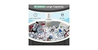 10 Gallon Cooler Bar Table Outdoor Coffee Table Ice Bucket with Telescopic Tabletop for Beer and Wine