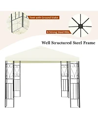 10 x 10 Feet Patio Gazebo Canopy Tent Garden Shelter