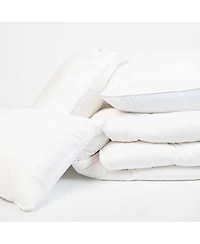 Medium 700 Fill Power Luxury White Duck Down Bed Pillow - King