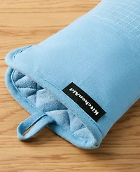 KitchenAid Gourmet Series Gridlines Oven Mitts Set, Pack of 2