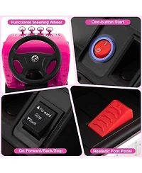 6V Kids Electric Ride-on Truck with Height Adjustable Seat