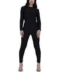 Terese Sydonna Women's Black High-Waist Sculpting Knit Pant
