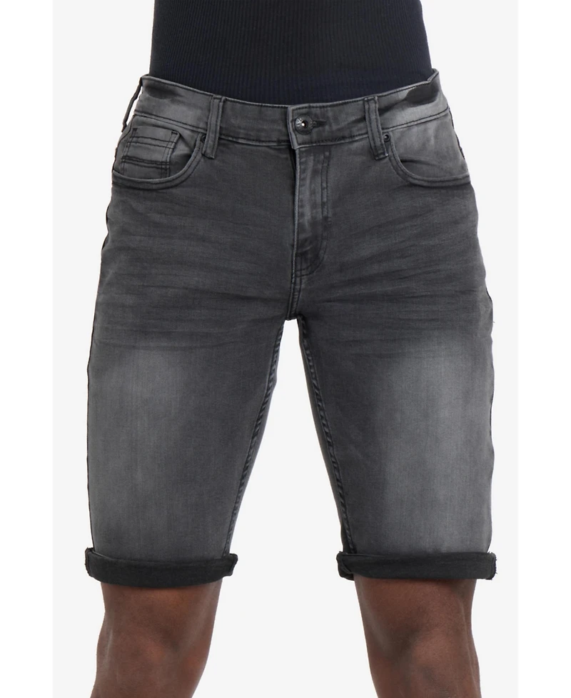 Cultura Men's Roll Up Denim Shorts