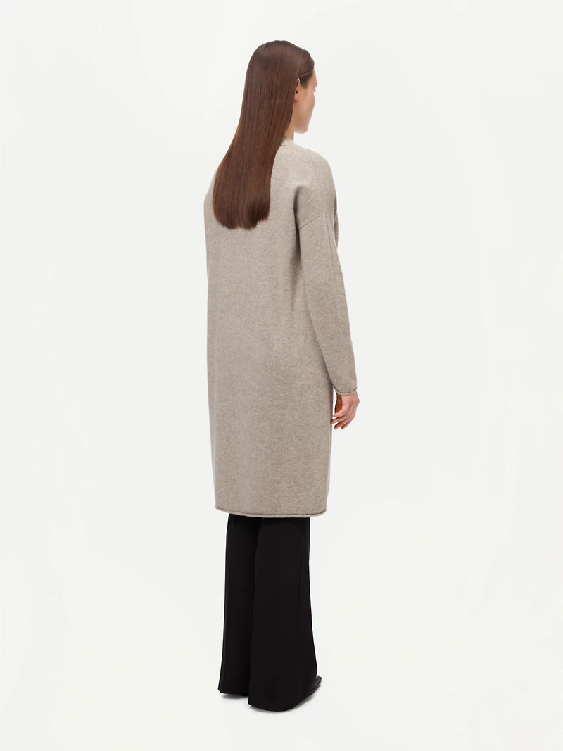 Gobi Cashmere Women's 3D Longline Cardigan