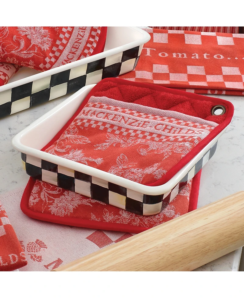 MacKenzie-Childs Courtly Check 8" Square Baking Pan