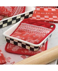 MacKenzie-Childs Courtly Check 8" Square Baking Pan