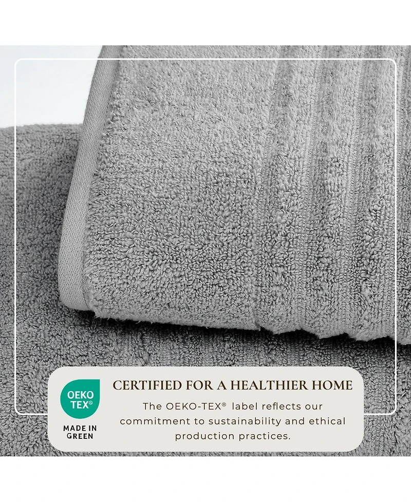 Linery & Co. Luxury 100% Combed Cotton 4-Pack Bath Towel Set