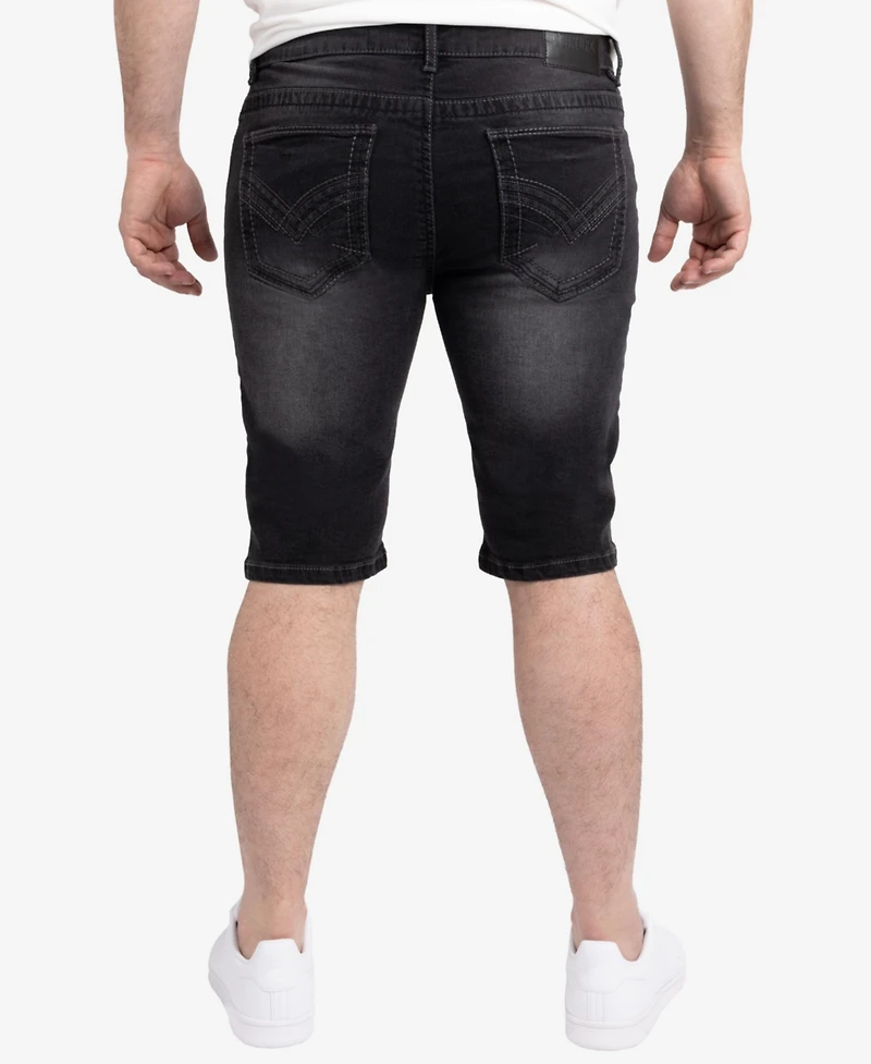 Cultura Men's Saddle Stitch Denim Shorts
