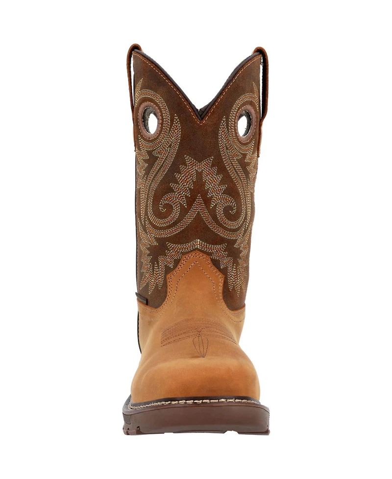 Georgia Boot Men's Carbo-Tec Flx Alloy Toe Waterproof Pull-on Work Boot