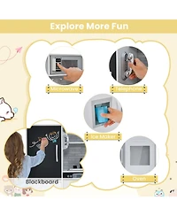 Toddler Pretend Play Kitchen for Boys and Girls 3-6 Years Old