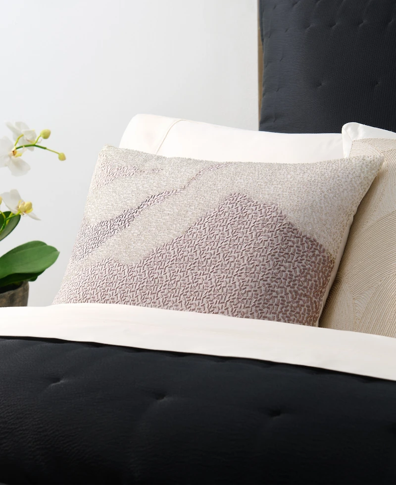 Donna Karan Home Beaded Cloud Decorative Pillow, 16" x 20"
