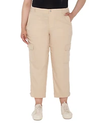 Liverpool Los Angeles Plus Cropped Cargo Pants
