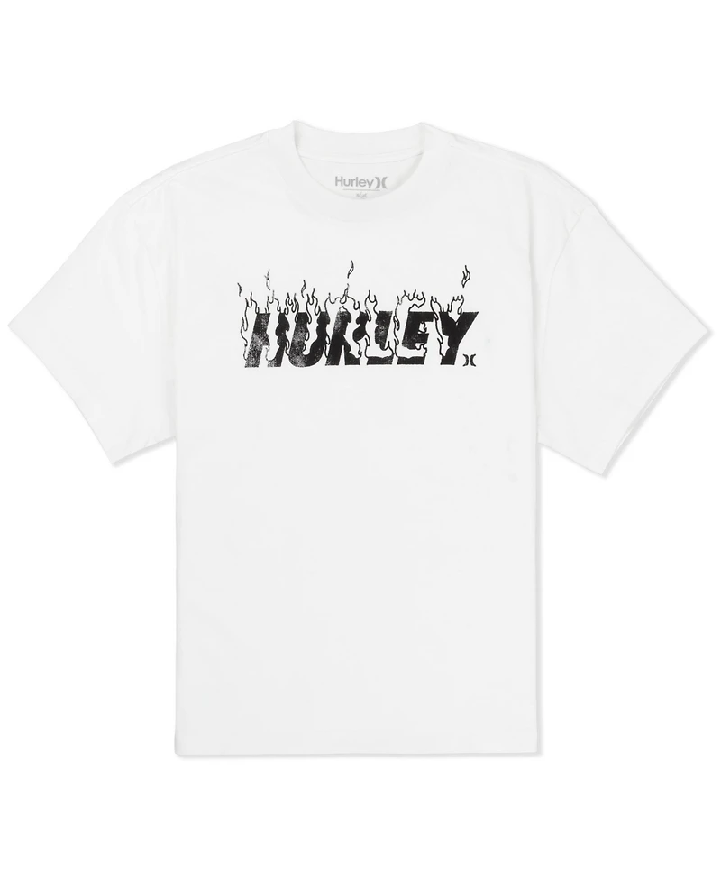 Hurley Men's On Fire Short Sleeve T-Shirt