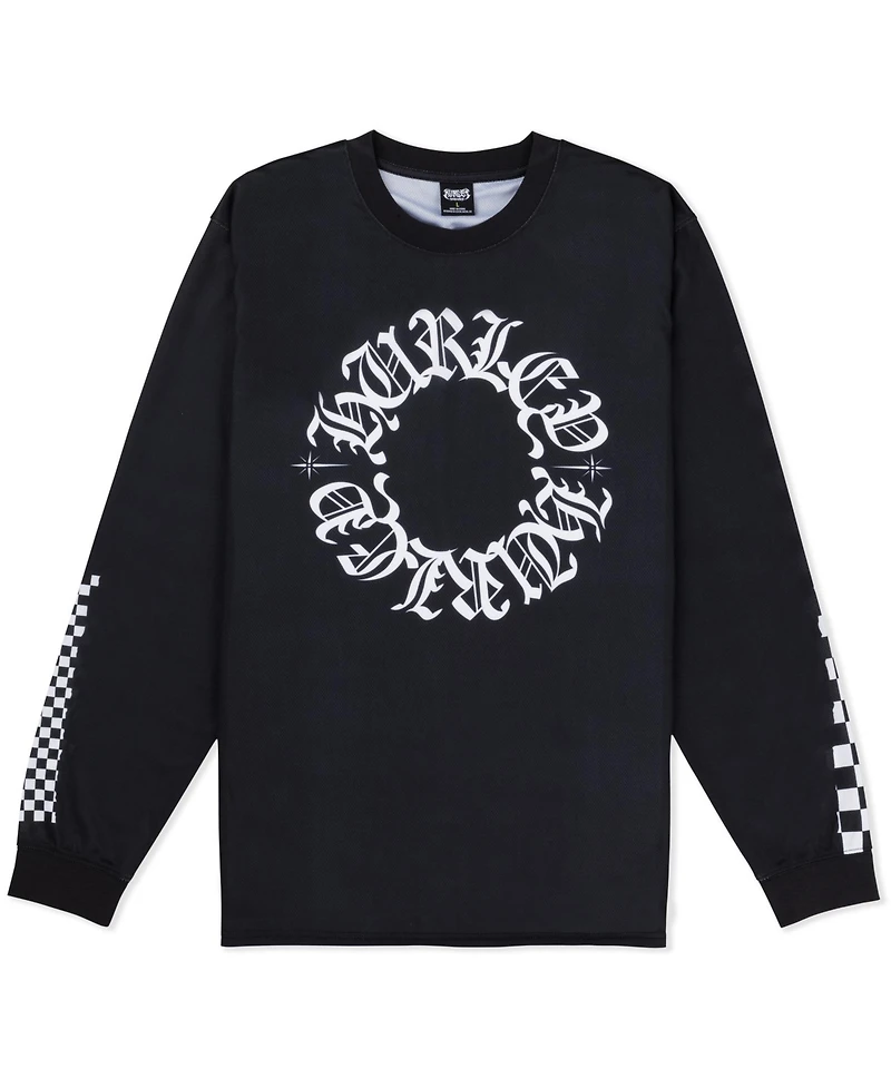 Hurley Men's Check Out Long Sleeve Jersey T-Shirt