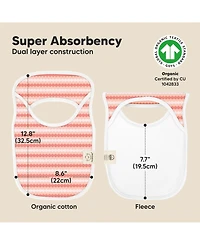 KeaBabies Baby Boys 8-Pack Bibs for Boys, Girls, Pull-on Drool Bib Unisex
