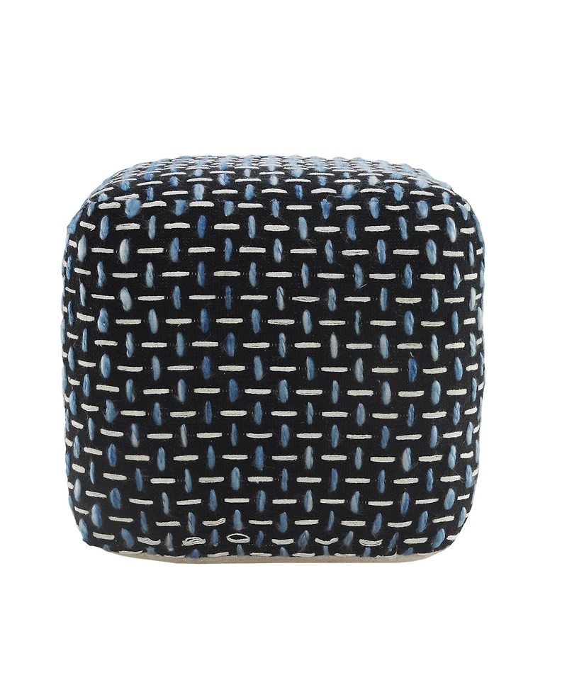 Compact Polyester Ottoman – Lightweight and Easy to Move for Any Space