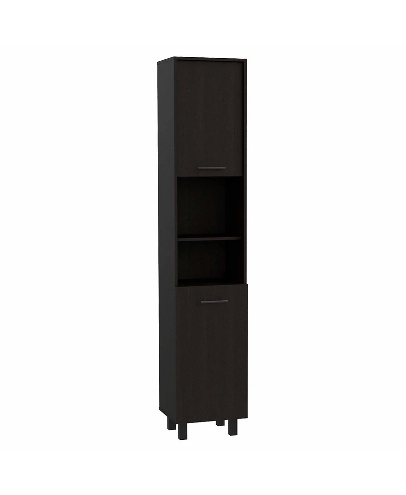 Modern Pantry Cabinet with Five Shelves for Kitchen Storage and Organization