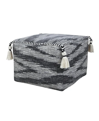 Cotton Ottoman for Living Room Footrest and Cozy Home Seating