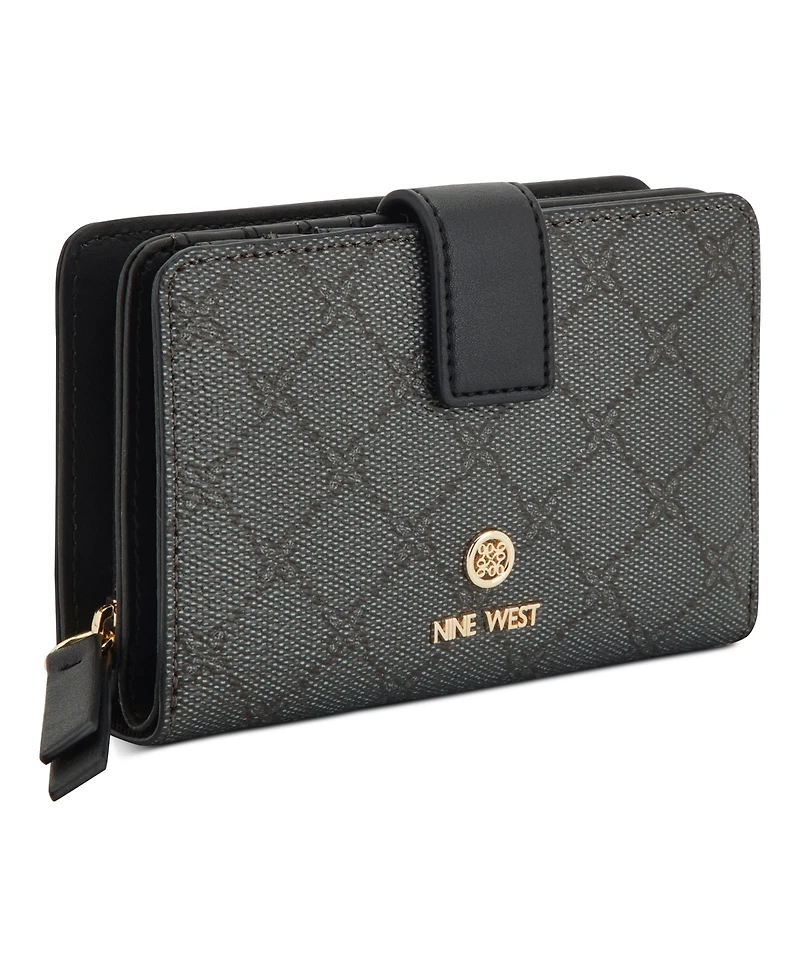 Nine West Lockup 9S French Wallet