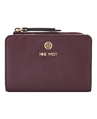 Nine West Lockup 9S Zip Around Card Case