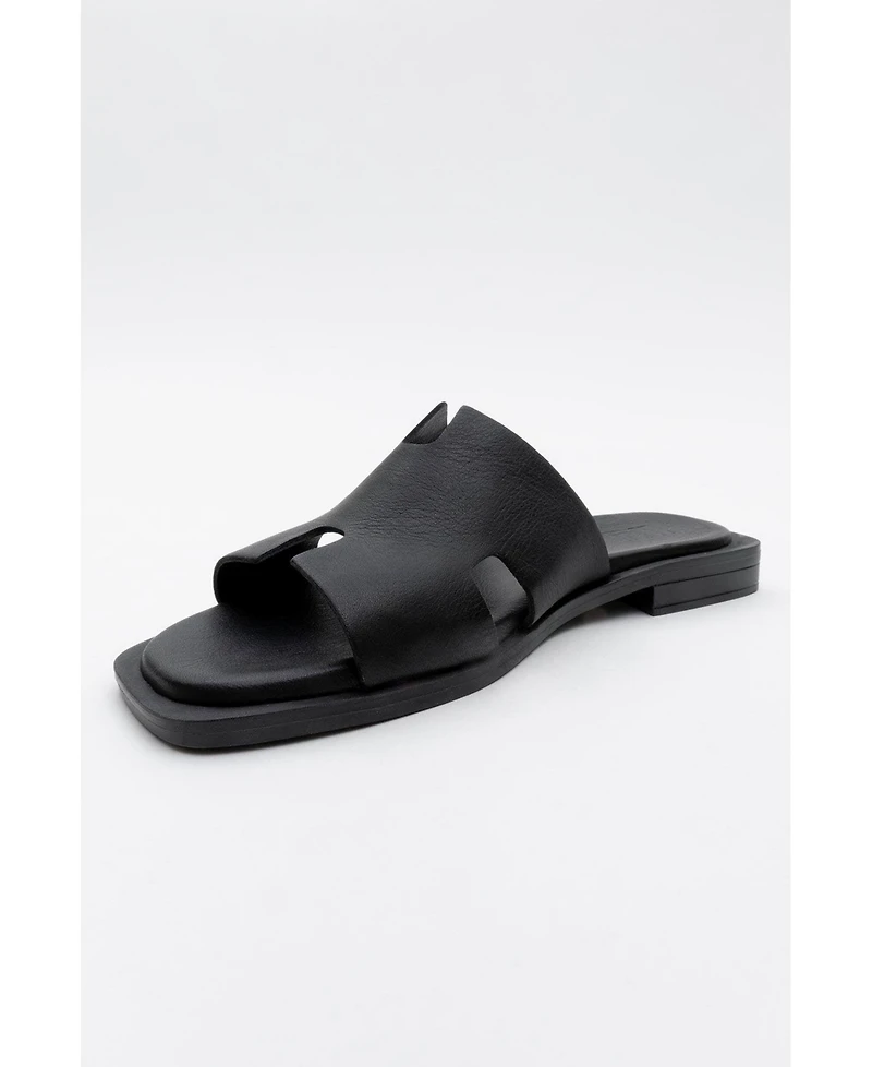 Jez Leather Slide Sandal (Women)