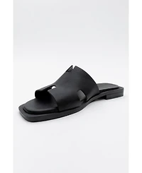 Jez Leather Slide Sandal (Women)