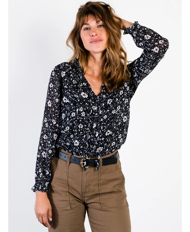 Able Women's Annette Tie Blouse