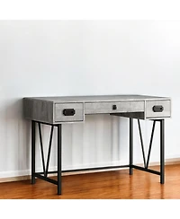 Modern Workstation Desk with 2 Drawers – Ideal for Home Office