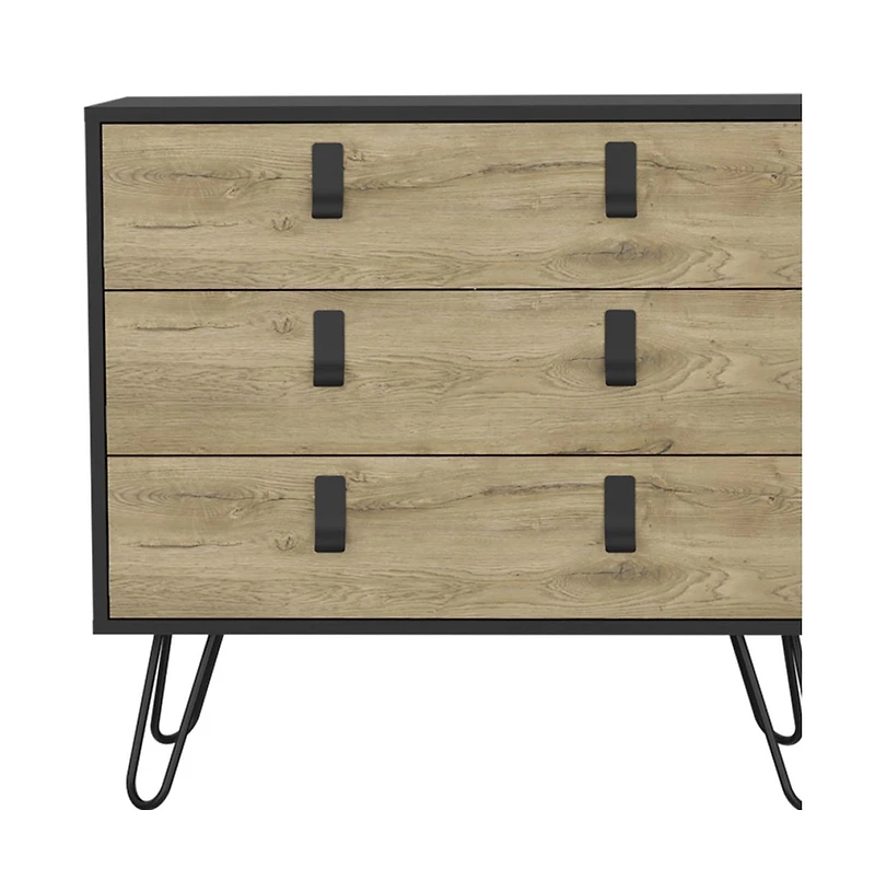 Three Drawer Dresser for Bedroom Organization and Storage Solutions
