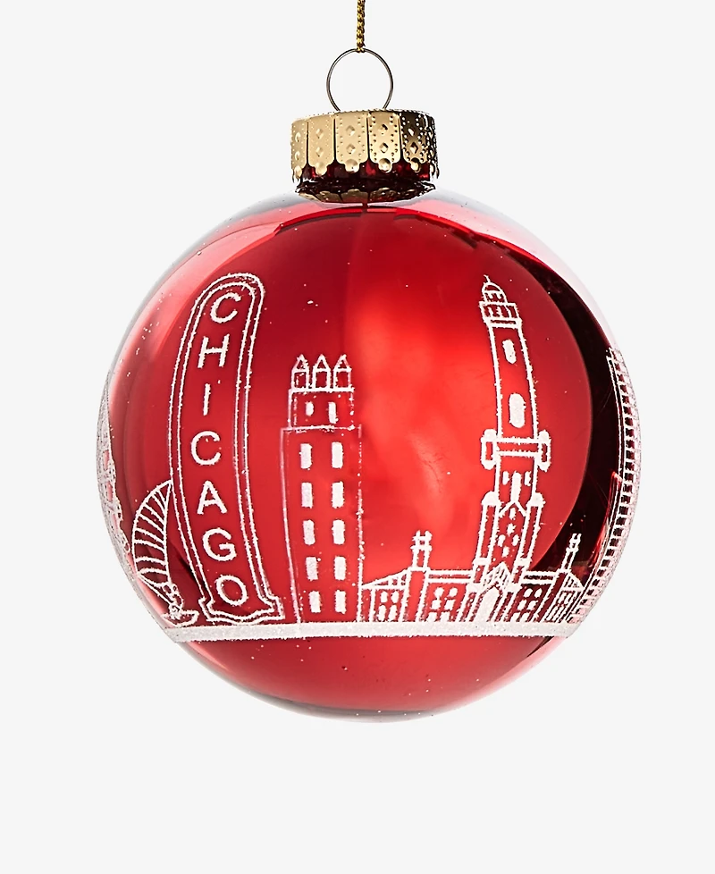 Holiday Lane Chicago Red Ferris Wheel Ornament, Exclusively at Macy's