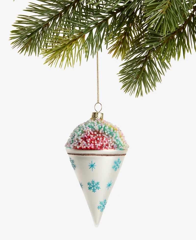Holiday Lane Sweet Tooth Rainbow Snow Cone Ornament, Exclusively at Macy's