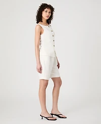 French Connection Women's Birdie Button-Front Vest Top