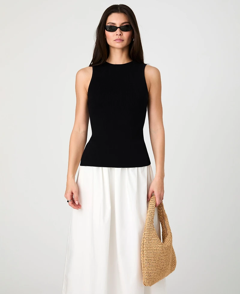 French Connection Women's Mozza Rib-Knit Tank