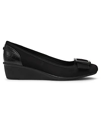 Anne Klein Women's Wyatt Buckle Wedge Pumps