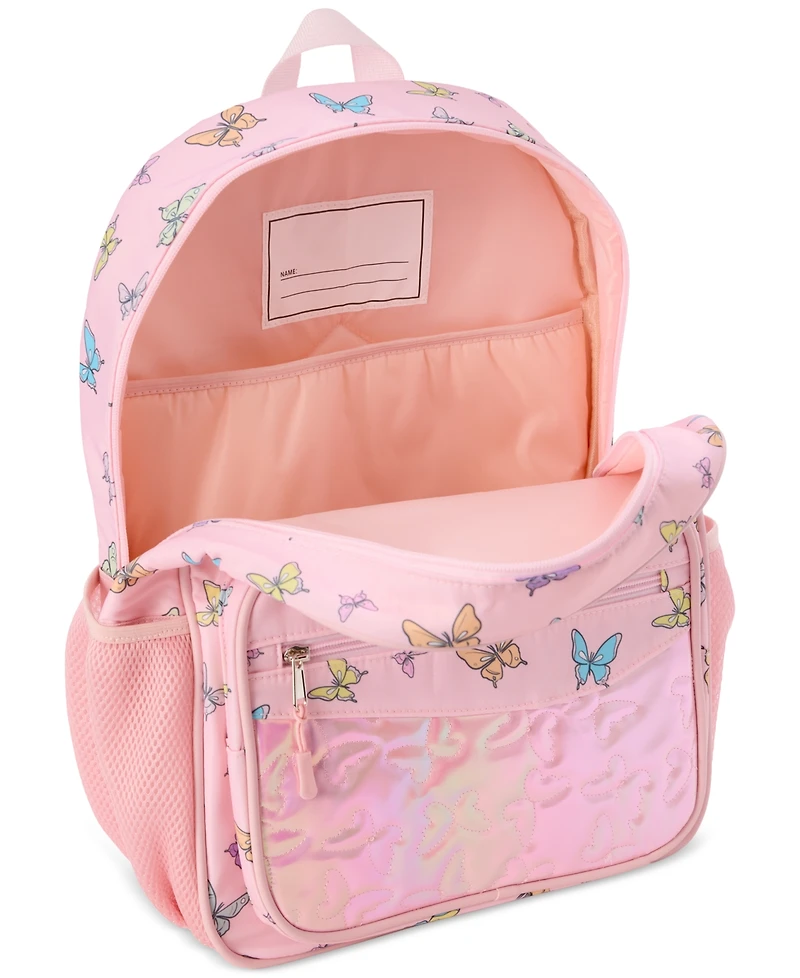 InMocean Big Girls Butterfly 5-Pc. Backpack & Lunch Bag Set