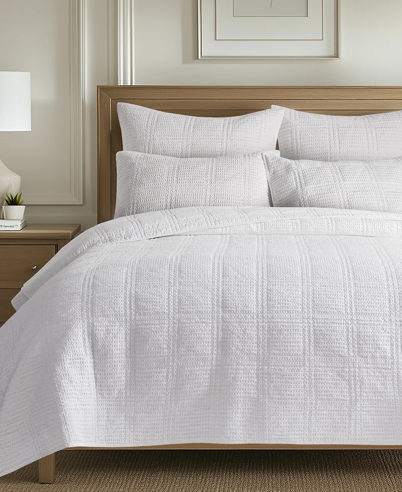 Levtex Cloud Waffle Textured 3-Pc. Quilt Set