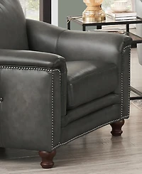 Hydeline Belfast 42" Top Grain Leather Armchair