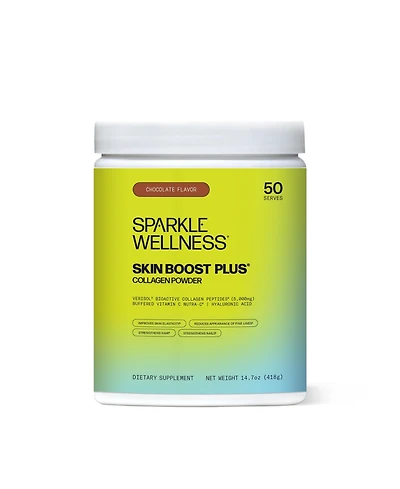 Skin Boost Plus [50-Serves] | Collagen Powder Supplement with Verisol Bioactive Hydrolyzed Peptides, Vitamin C & Hyaluronic Acid