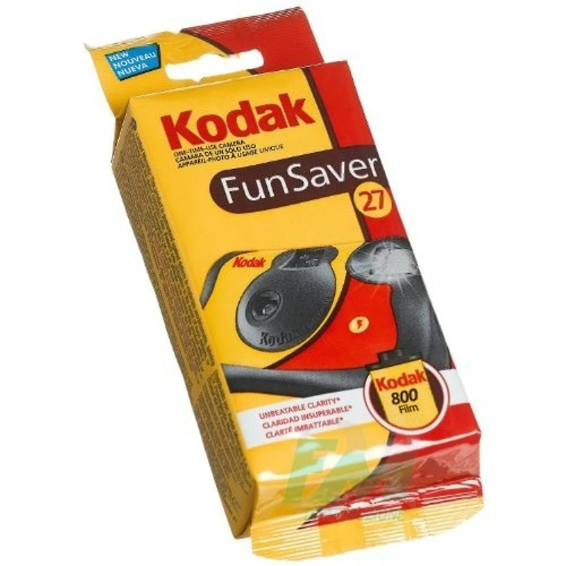 Kodak Fun Saver 35mm One-Time-Use Disposable Camera with Flash, 27 Exposures, 6-Pack