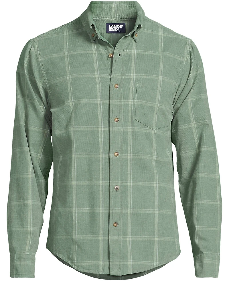 Lands' End Men's Pinwale Corduroy Shirt