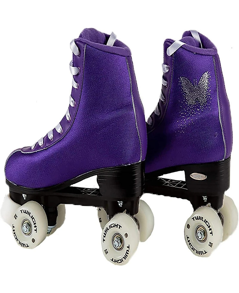 Epic Purple Butterfly Led Quad Skate