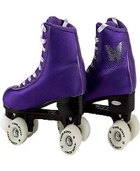 Epic Purple Butterfly Led Quad Skate